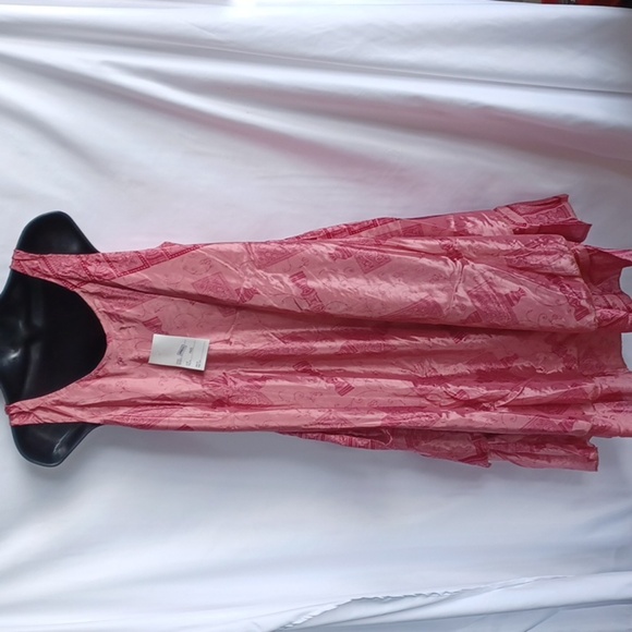 Junglee Billee Sleeveless‎ Dress Abstract Print Casual Free Size M/L/XL, 2 Layer - Picture 5 of 8